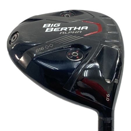  Callaway Golf キャロウェイゴルフ ビッグバーサ アルファ 816 ダブルダイヤモンド 9° ドライバー ATTAS G7 カバーなし