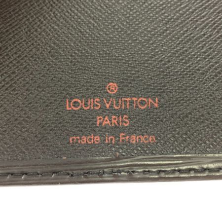  LOUIS VUITTON ルイヴィトン エピ ポルトカルトクレディ ノワール M63212 ブラック 長札入れ 長財布