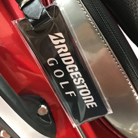  Bridgestone ブリヂストン キャディバッグ 総エナメルモデル CBG112 レッド 5分割 9.5型 3.7kg 47インチ対応