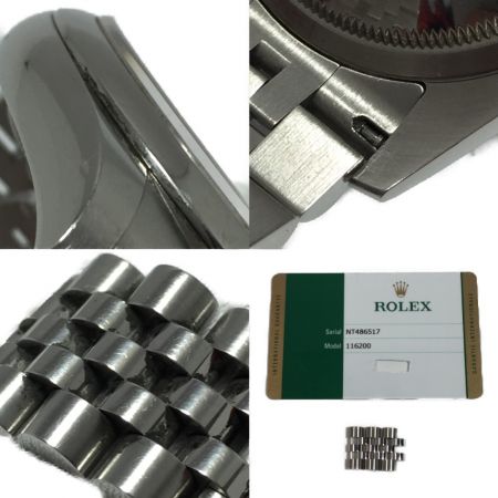  ROLEX ロレックス オイスターパーペチュアル デイトジャスト 116200 自動巻 本体のみ