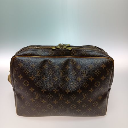  LOUIS VUITTON ルイヴィトン モノグラム リポーターGM ショルダーバッグ M45252 ブラウン 根付部分切れ有