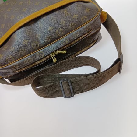  LOUIS VUITTON ルイヴィトン モノグラム リポーターGM ショルダーバッグ M45252 ブラウン 根付部分切れ有