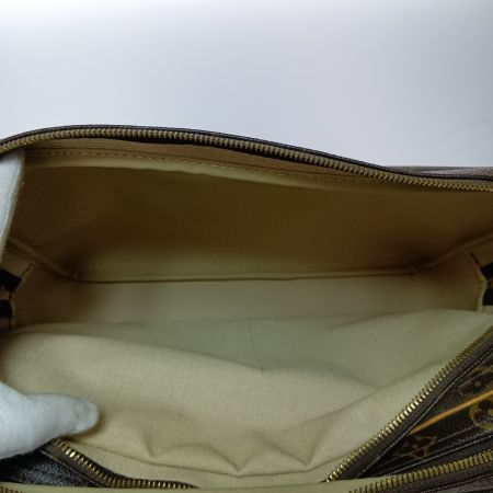  LOUIS VUITTON ルイヴィトン モノグラム リポーターGM ショルダーバッグ M45252 ブラウン 根付部分切れ有