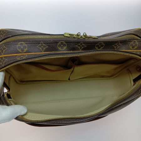  LOUIS VUITTON ルイヴィトン モノグラム リポーターGM ショルダーバッグ M45252 ブラウン 根付部分切れ有