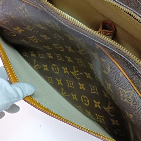  LOUIS VUITTON ルイヴィトン モノグラム リポーターGM ショルダーバッグ M45252 ブラウン 根付部分切れ有