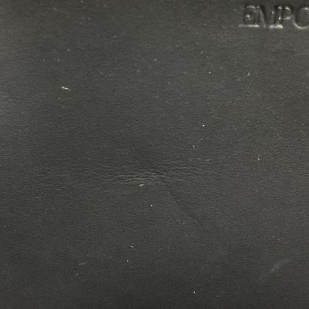  EMPORIO ARMANI エンポリオアルマーニ 長財布 YEME49-YKS2V ブラック x オレンジ ラウンドファスナー