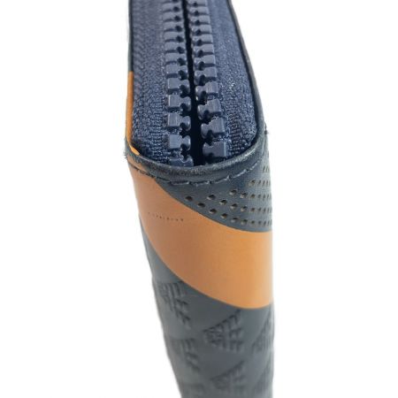  EMPORIO ARMANI エンポリオアルマーニ 長財布 YEME49-YKS2V ブラック x オレンジ ラウンドファスナー