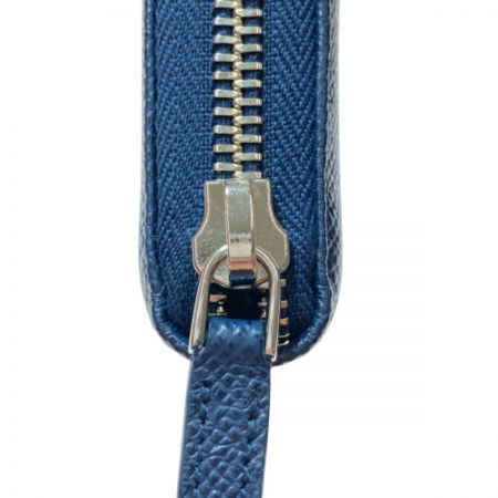  BVLGARI ブルガリ ブルガリ・ブルガリ マン ジップウオレット 282588 ネイビー 箱付き 長財布 ラウンドファスナー