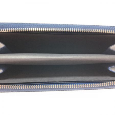  BVLGARI ブルガリ ブルガリ・ブルガリ マン ジップウオレット 282588 ネイビー 箱付き 長財布 ラウンドファスナー