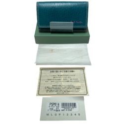 ◎◎ Paul Smith ポールスミス キーケース 4連 PSP614 ターコイズブルー ブルー Aランク