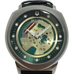 ◎◎ BULOVA ブローバ Accutron II アキュトロン2  96A155 クォーツ メンズ 腕時計 箱付 Aランク