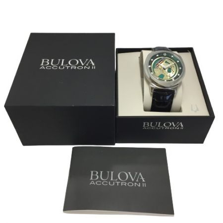  BULOVA ブローバ Accutron II アキュトロン2  96A155 クォーツ メンズ 腕時計 箱付