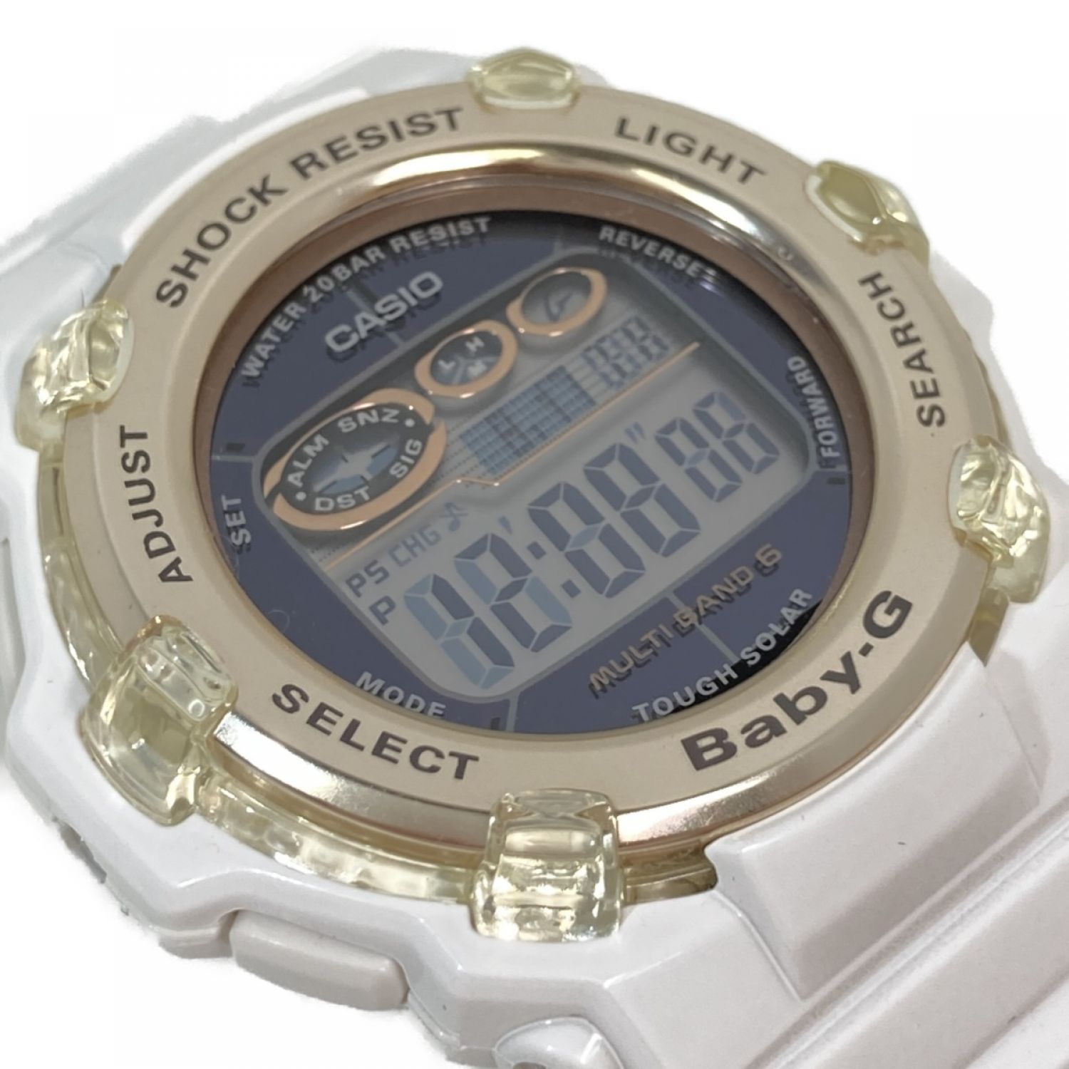 中古】 CASIO カシオ Baby-G ベビージー ソーラー電波 腕時計 BGR-3003