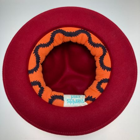  Vivienne Westwood ヴィヴィアン・ウエストウッド ワールズエンド フェルトマウンテンハット レッド
