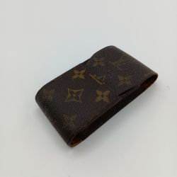 ◎◎ LOUIS VUITTON ルイヴィトン モノグラム エテュイ・シガレット シガレットケース 煙草入れ M63024 ブラウン Cランク