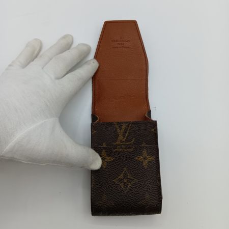  LOUIS VUITTON ルイヴィトン モノグラム エテュイ・シガレット シガレットケース 煙草入れ M63024 ブラウン
