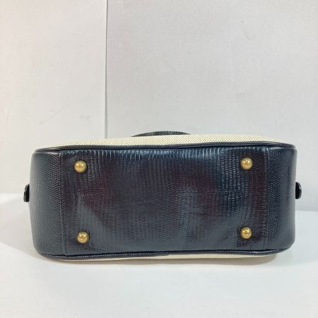  TOFF&LOADSTONE 2WAYバッグ ベージュ×ブラック ハンドバッグ ショルダーバッグ レディース