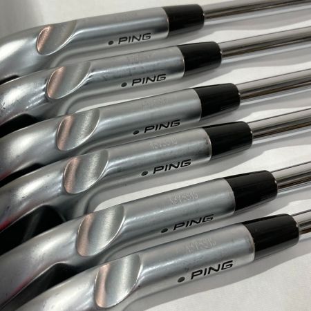 中古】 PING ピン i500 FORGED 黒ドット 6-9.W.U 6本 アイアンセット C