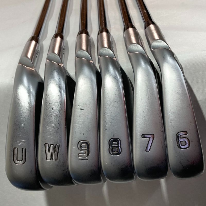 中古】 PING ピン i500 FORGED 黒ドット 6-9.W.U 6本 アイアンセット