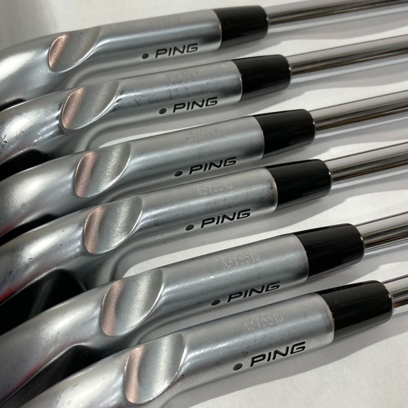 中古】 PING ピン i500 FORGED 黒ドット 6-9.W.U 6本 アイアンセット ...