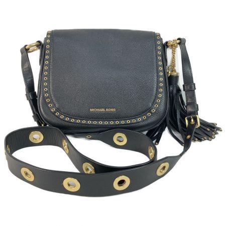  MICHAEL KORS マイケルコース ショルダーバッグ ブラック x ゴールド