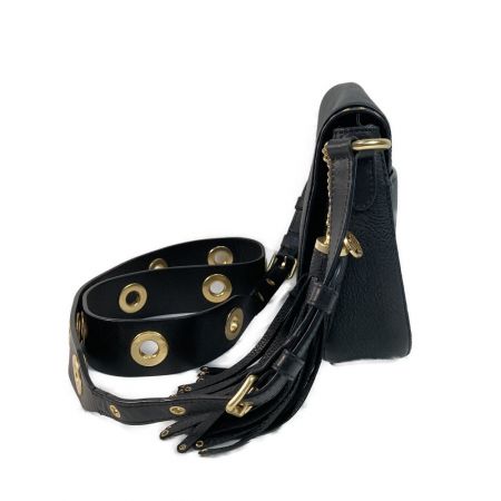  MICHAEL KORS マイケルコース ショルダーバッグ ブラック x ゴールド