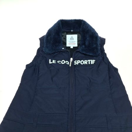  デサント LE COQ SPORTIF 中綿ゴルフ ワンピース Sサイズ ネイビー ネイビー