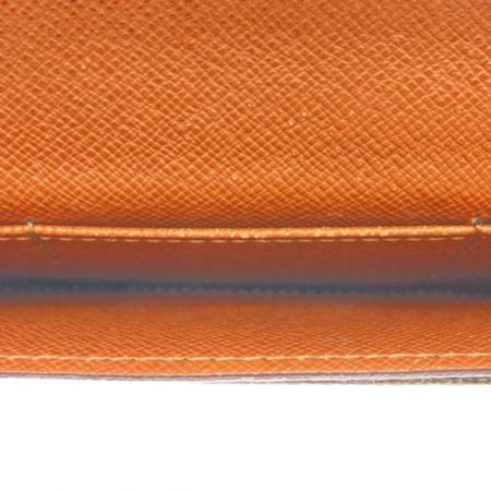  LOUIS VUITTON ルイヴィトン モノグラム ポルト円・3カルト クレディ M61818 ブラウン 長財布 長札入れ ポルトエン