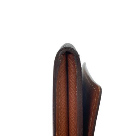  LOUIS VUITTON ルイヴィトン モノグラム ポルト円・3カルト クレディ M61818 ブラウン 長財布 長札入れ ポルトエン