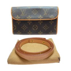 ◎◎ LOUIS VUITTON ルイヴィトン モノグラム ポシェットフロランティーヌ M51855 ウエストポーチ Aランク