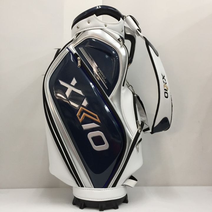 DUNLOP ダンロップ XXIO ゼクシオ キャディバッグ GGC-X109 9.5型 4.35kg  ホワイト/ネイビー｜中古｜なんでもリサイクルビッグバン