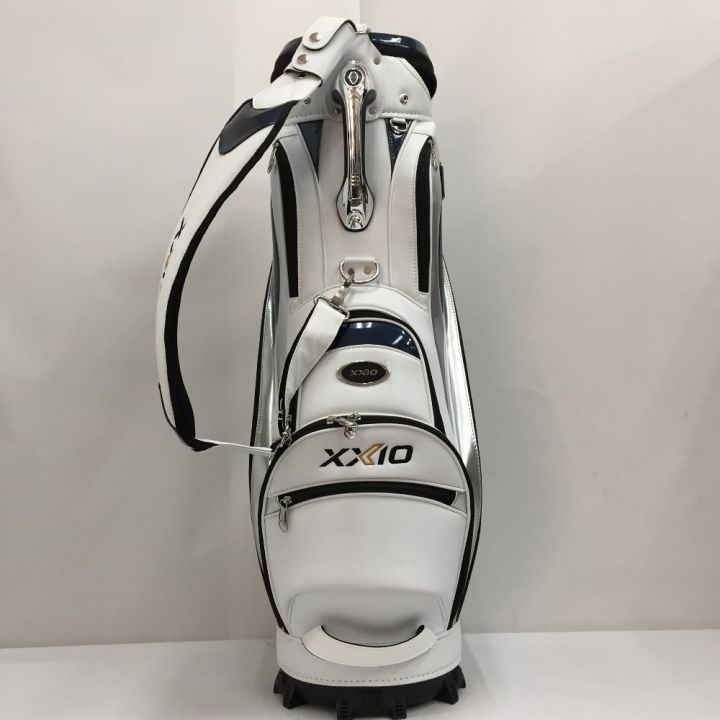 DUNLOP ダンロップ XXIO ゼクシオ キャディバッグ GGC-X109 9.5型 4.35kg ホワイト/ネイビー ｜中古｜なんでもリサイクルビッグバン