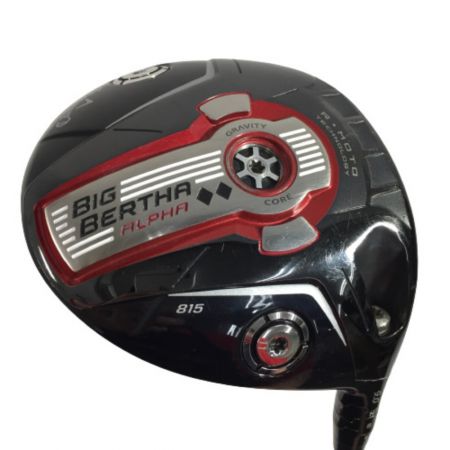  Callaway キャロウェイ BIG BERTHA ALPHA 815 ビッグバーサ アルファ 815 9.0° 1W ドライバー TOUR AD SZ S