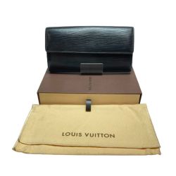 ◎◎ LOUIS VUITTON ルイヴィトン エピ ポルトフォイユ・サラ ノワール M63742 ブラック 長財布 Bランク