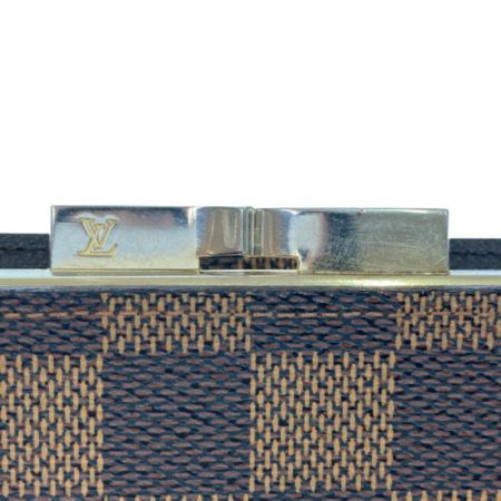  LOUIS VUITTON ルイヴィトン ダミエ コンチネンタルクラッチ T61219 長財布 がま口 2つ折り