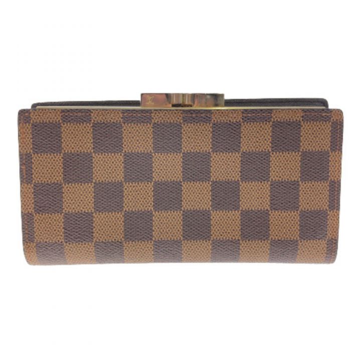 LOUIS VUITTON ルイヴィトン ダミエ コンチネンタルクラッチ T61219 長財布 がま口 2つ折り｜中古｜なんでもリサイクルビッグバン