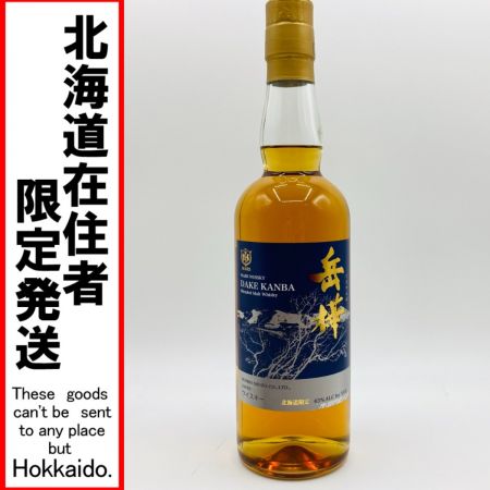 【北海道内限定発送】  マルスウイスキー 岳樺 700ml 43% 本体のみ 749 未開栓