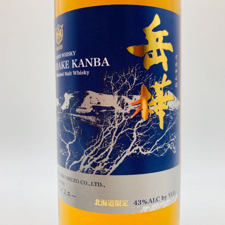 【北海道内限定発送】  マルスウイスキー 岳樺 700ml 43% 本体のみ 749 未開栓