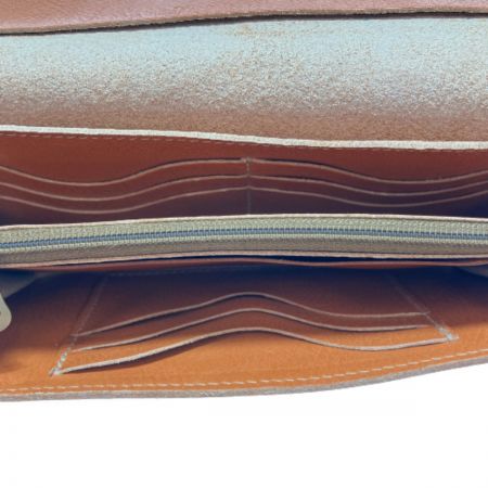 IL BISONTE イルビゾンテ 長財布 ジェニュインレザー キャメル 布袋付き
