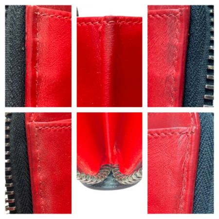  Christian Louboutin クリスチャンルブタン パネトーネ 1165044 ブラック x レッド 箱付き 長財布