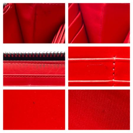  Christian Louboutin クリスチャンルブタン パネトーネ 1165044 ブラック x レッド 箱付き 長財布