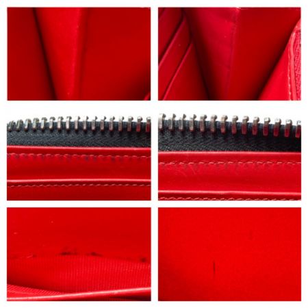  Christian Louboutin クリスチャンルブタン パネトーネ 1165044 ブラック x レッド 箱付き 長財布