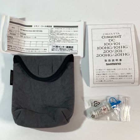  SHIMANO シマノ 20 カルカッタ コンクエスト DC101HG 左ハンドル 04086 ベイトリール