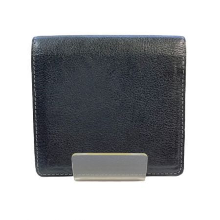  革職人 Dualline デュアルライン ボックス小銭入れ付き二つ折り財布 DU010BK ブラック