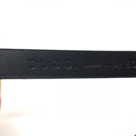  GUCCI グッチ  ブラック Gバックル レディース　　80-32-036-1476-1277 ブラック 箱なし　