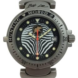 ◎◎ HUNTING WORLD ハンティングワールド ゼブラ Bob Lee 限定モデル メンズ腕時計 SPM-Z クォーツ Bランク