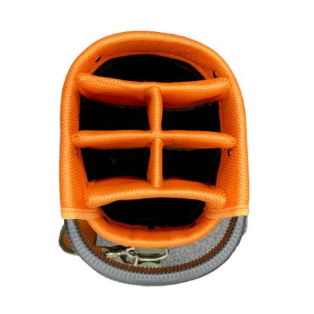  TRANS CONTINENYTS トランスコンチネンツ キャディバッグ 9型 6分割 カーキ 