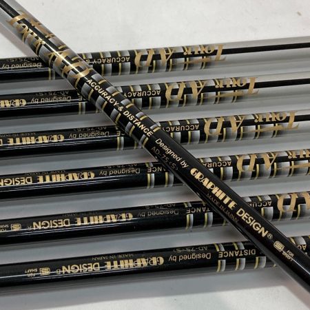  MIZUNO ミズノ MP-59 TI MUSCLE 4-9.P 7本 アイアンセット TOUR AD AD-75 S リシャフト品