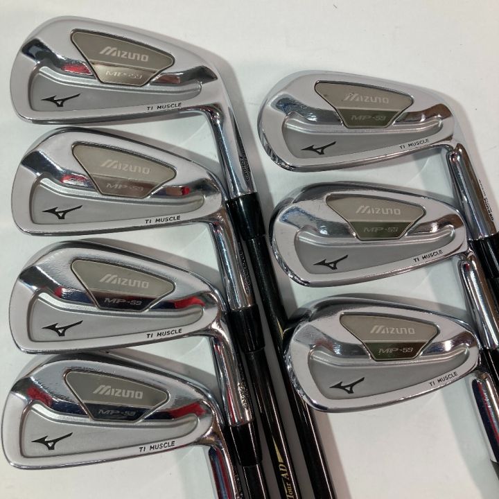 中古】 MIZUNO ミズノ MP-59 TI MUSCLE 4-9.P 7本 アイアンセット TOUR ...