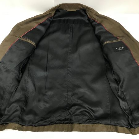  EPOCA エポカ 三陽商会　馬革レザー ミリタリー風ジャケット 8BVP44-512-57 オリーブ サイズ46